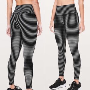 Lululemon Wunder Under HR Parallel Striped Legging